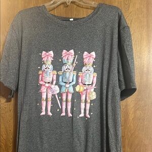 Kids Gray Nutcracker Graphic T-Shirt